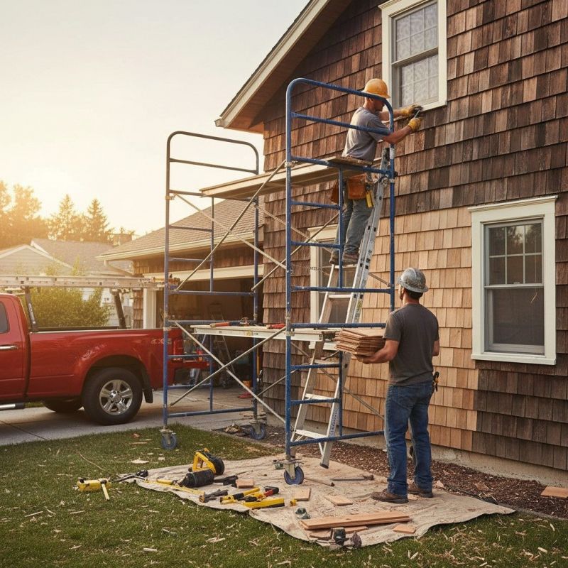 Shake Siding Installation